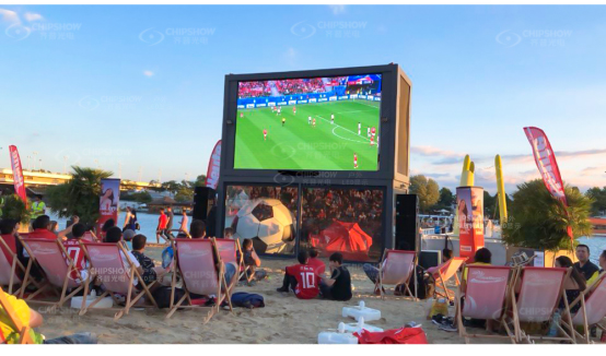 Schermo led perimetrale dello stadio