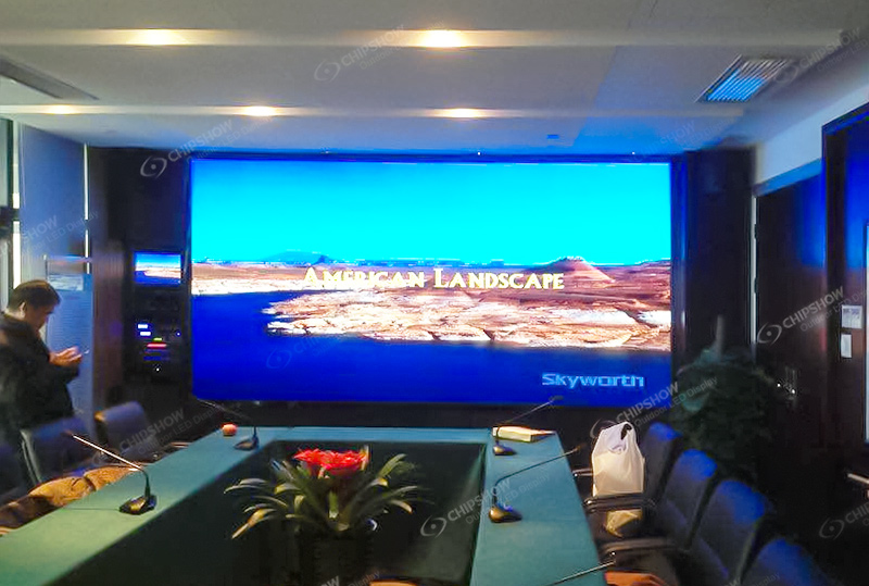 Progetto di schermo LED ad alta definizione P2.5 per una sala conferenze di una certa istituzione pubblica nello Zhejiang