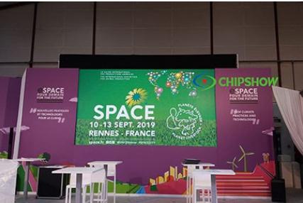 chipshowï½œdisplay a noleggio hd c-lite-d mostrato sul seminario internazionale sulla riproduzione animale in francia