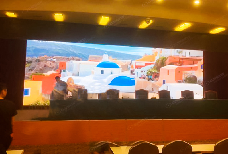 Schermo per conferenze ad alta definizione P2.5 per interni per un'unità governativa in Cina