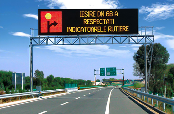Soluzioni tecnologiche future per il controllo del traffico, segnaletica di sicurezza stradale e annuncio del regolamento del traffico con display a LED!!